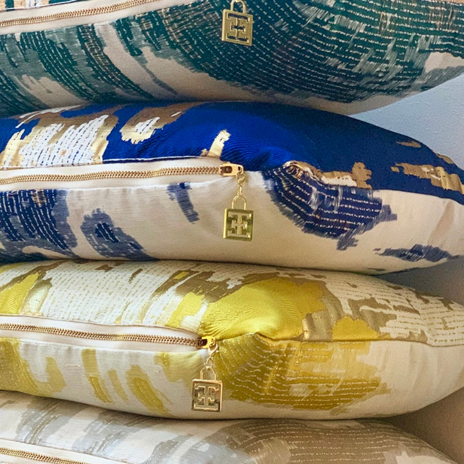 9 yards of Mariah Fabric in Sapphire